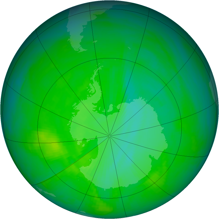 Ozone Map 1991-11-26